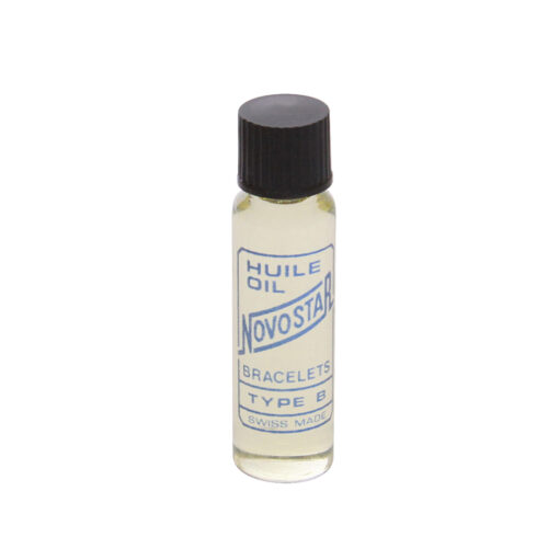 Novostar oil type B for watches and clocks, gear train, escape wheels, balance staffs, escapement 5 ml