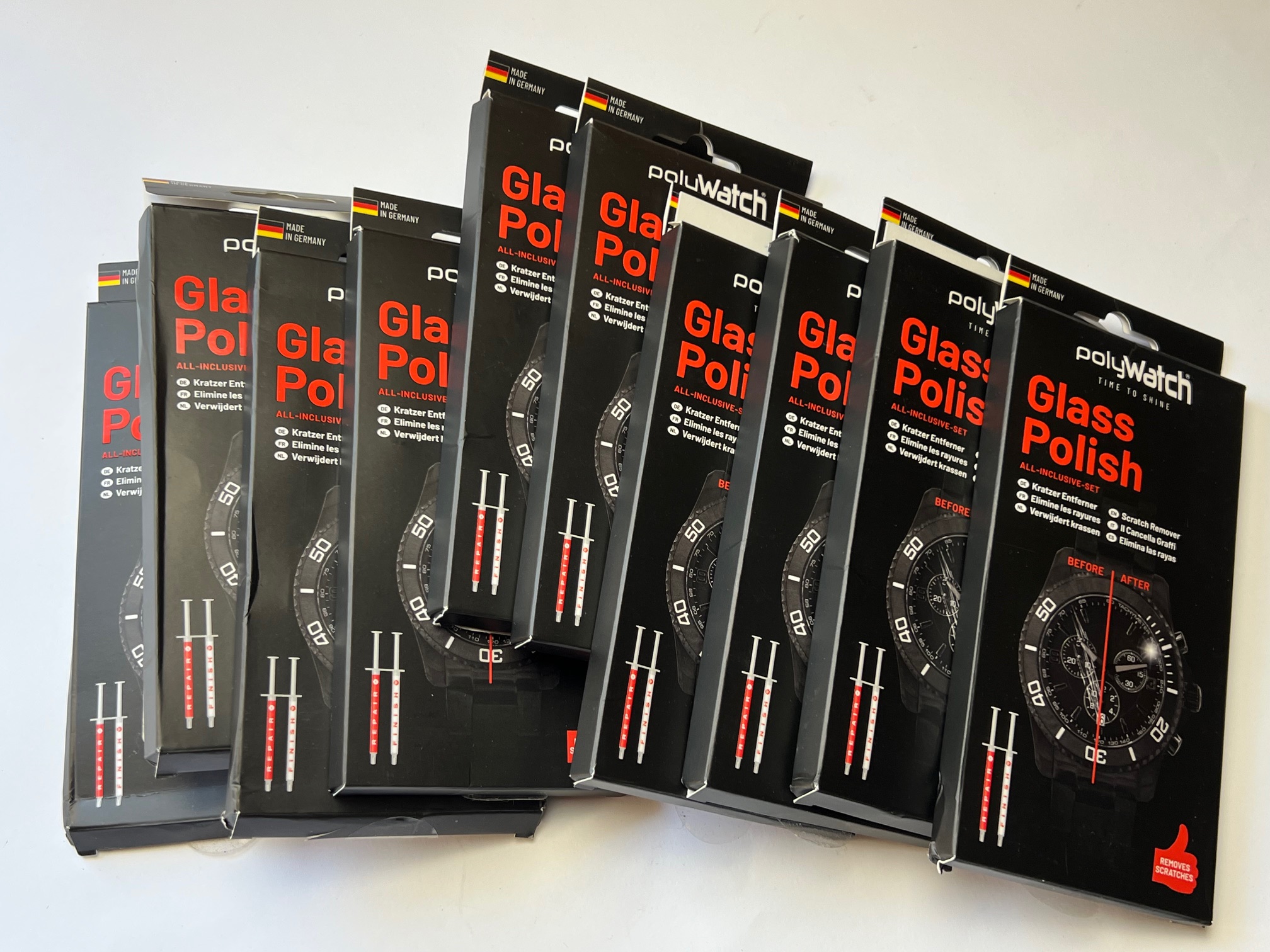 PolyWatch Glass Polishing Cream - 10 Pack for Scratch Removal, Condition is used / returned stock - Image 2