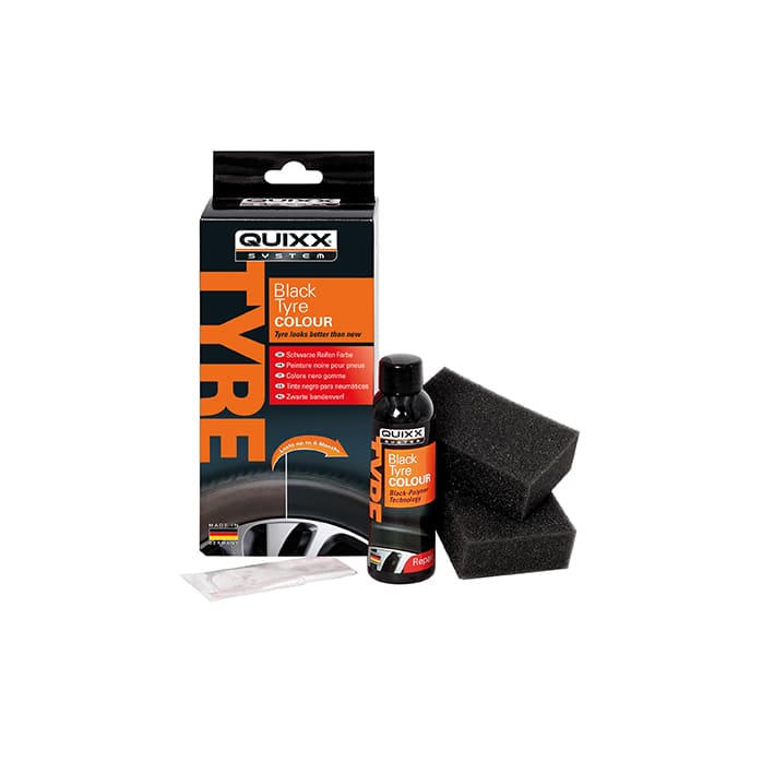 QUIXX Black Tyre Colour, Tire Restorer Deep Black 2-Step Kit, ref. 10192 - Image 16