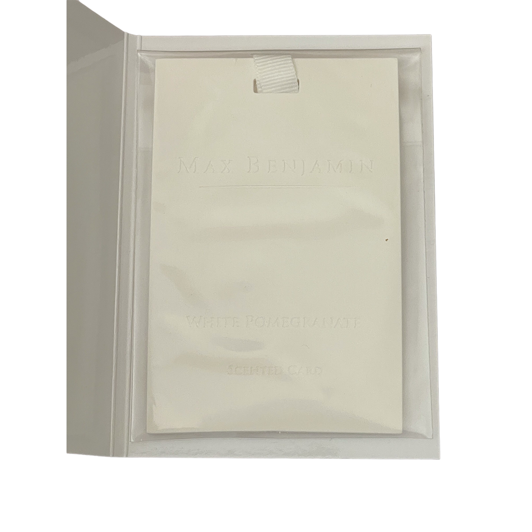 Max Benjamin White Pomegranate Luxury Scented Card - Image 2