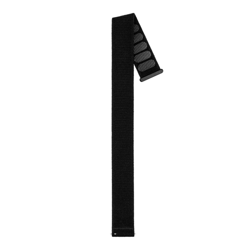Velcro Black Watch Strap Soft, Elastic & Versatile, 20 mm - Image 7