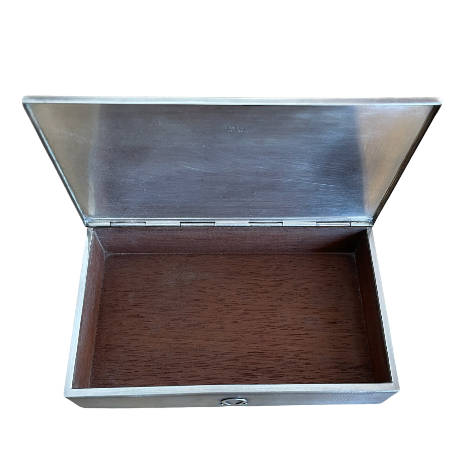 Vintage rare Omega sterling silver watch box silver 925 1950's - Image 3
