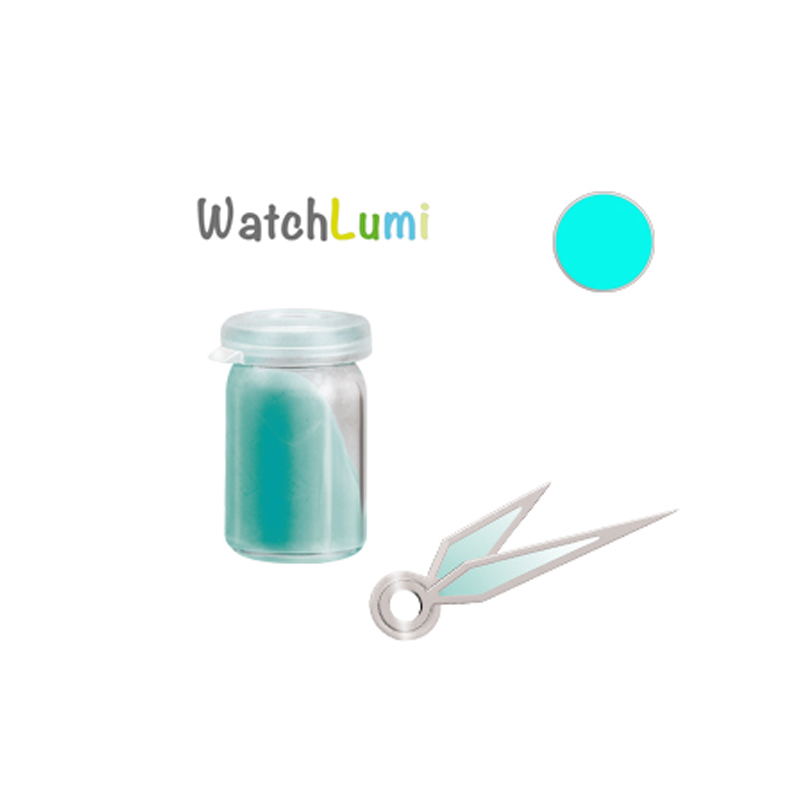 Luminous paste Siluma blue-green for watches hands 2gr