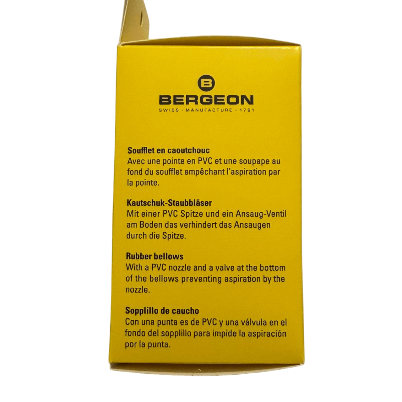 Bergeon 15733 Rubber Dust Blower w/ PVC Nozzle Swiss Made Watchmaker Tool (Old 5733) - Image 3