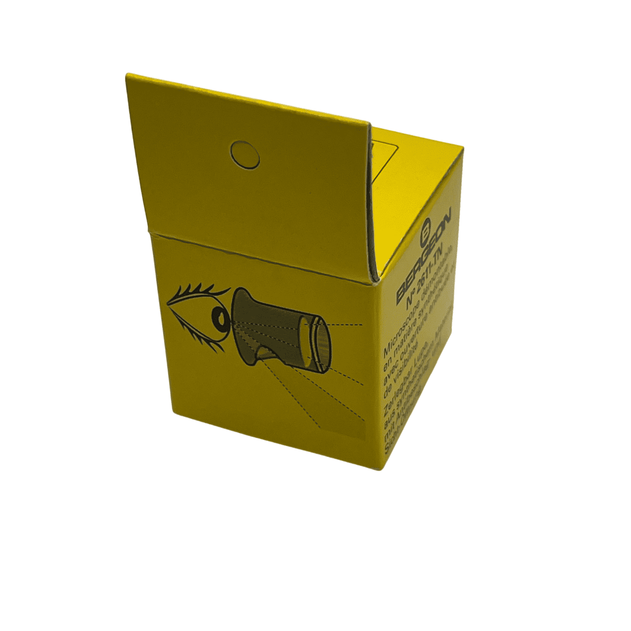 Bergeon 2611-TN 4x watchmaker eyeglasses loupe biconvex air 2.5 - Image 5