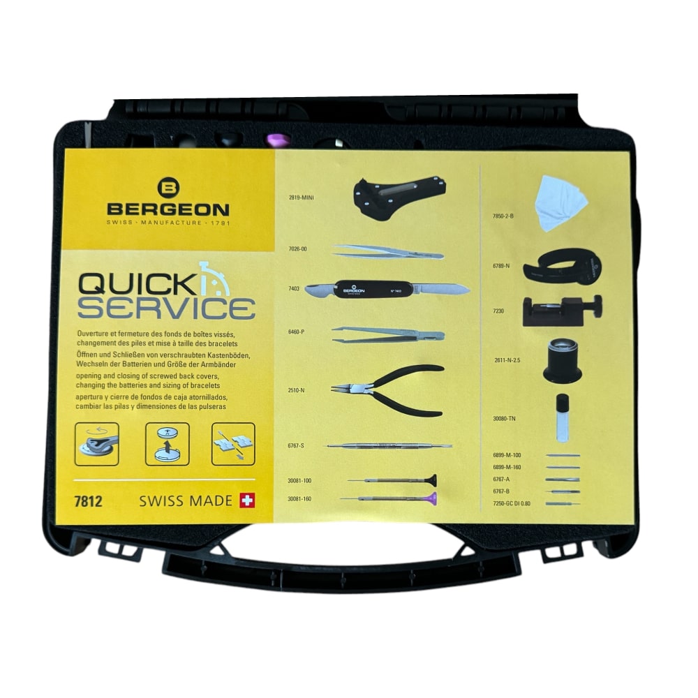 Bergeon 7812 watchmaker service case for the quick service - Image 3