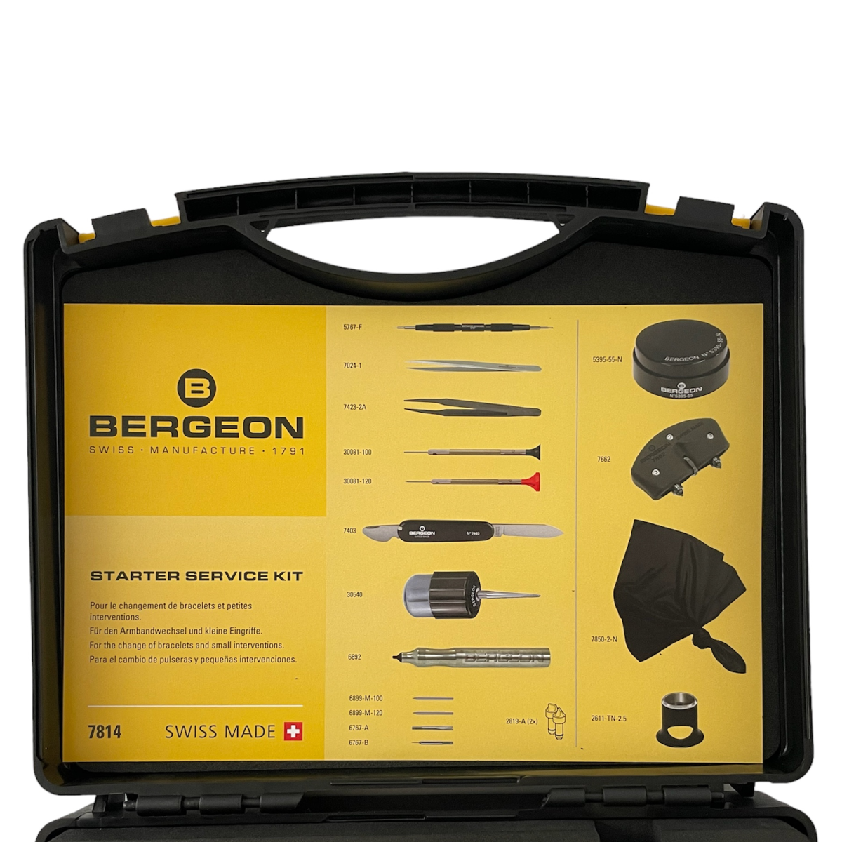 Bergeon 7814 starter service kit with 18 tools for watchmakers - Image 3