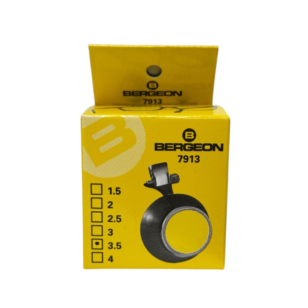 Bergeon 7913-3.5 eyeglass watchmaker loupe with clip 2.8x - Image 3