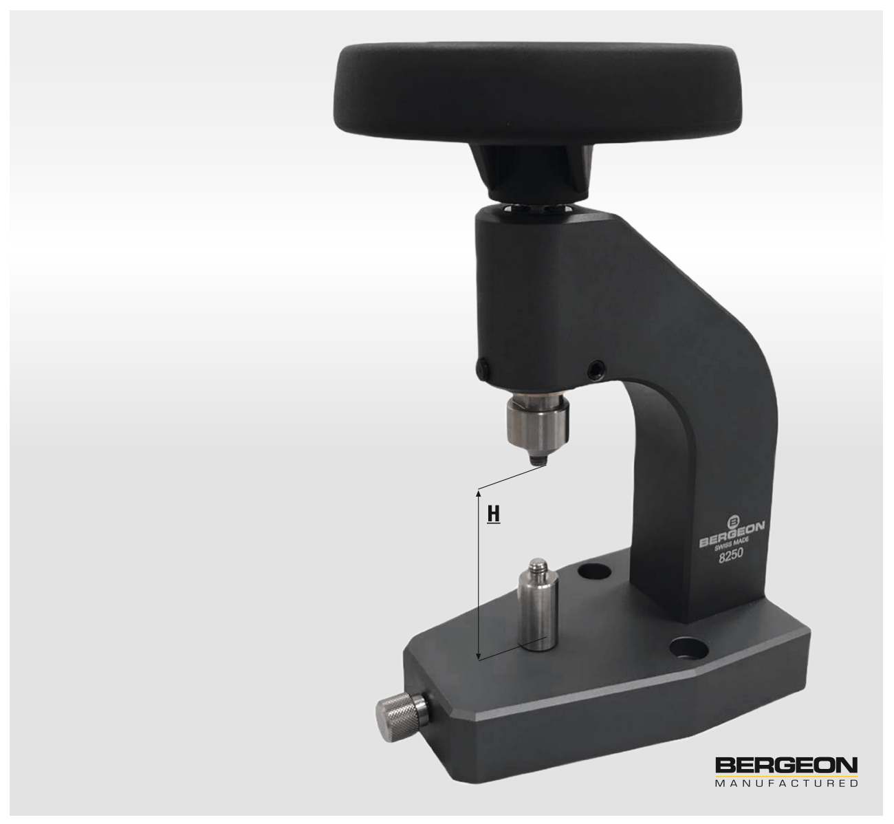 Bergeon 8250 watch case closer and crystal press fitting - Image 4