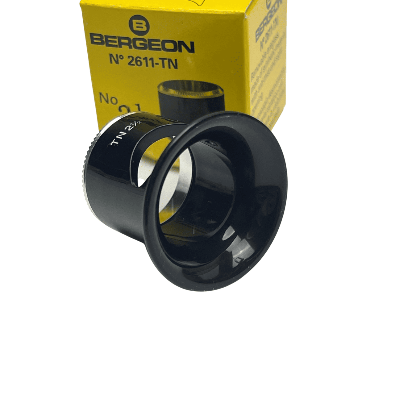 Bergeon 2611-TN 4x watchmaker eyeglasses loupe biconvex air 2.5 - Image 10