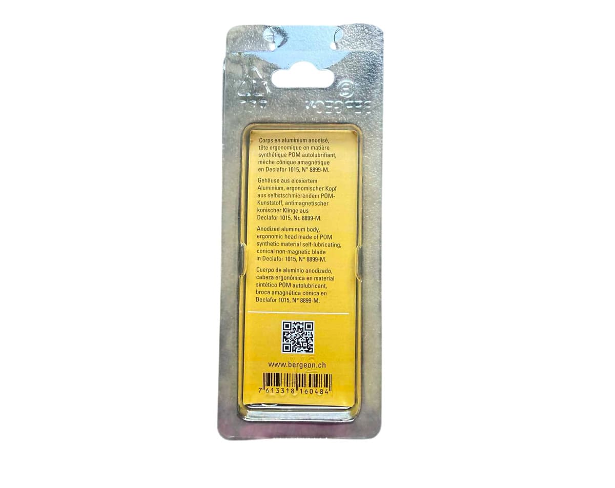 Bergeon 31081-160 Non-Magnetic Screwdriver 1.60mm for Precision Work - Image 4