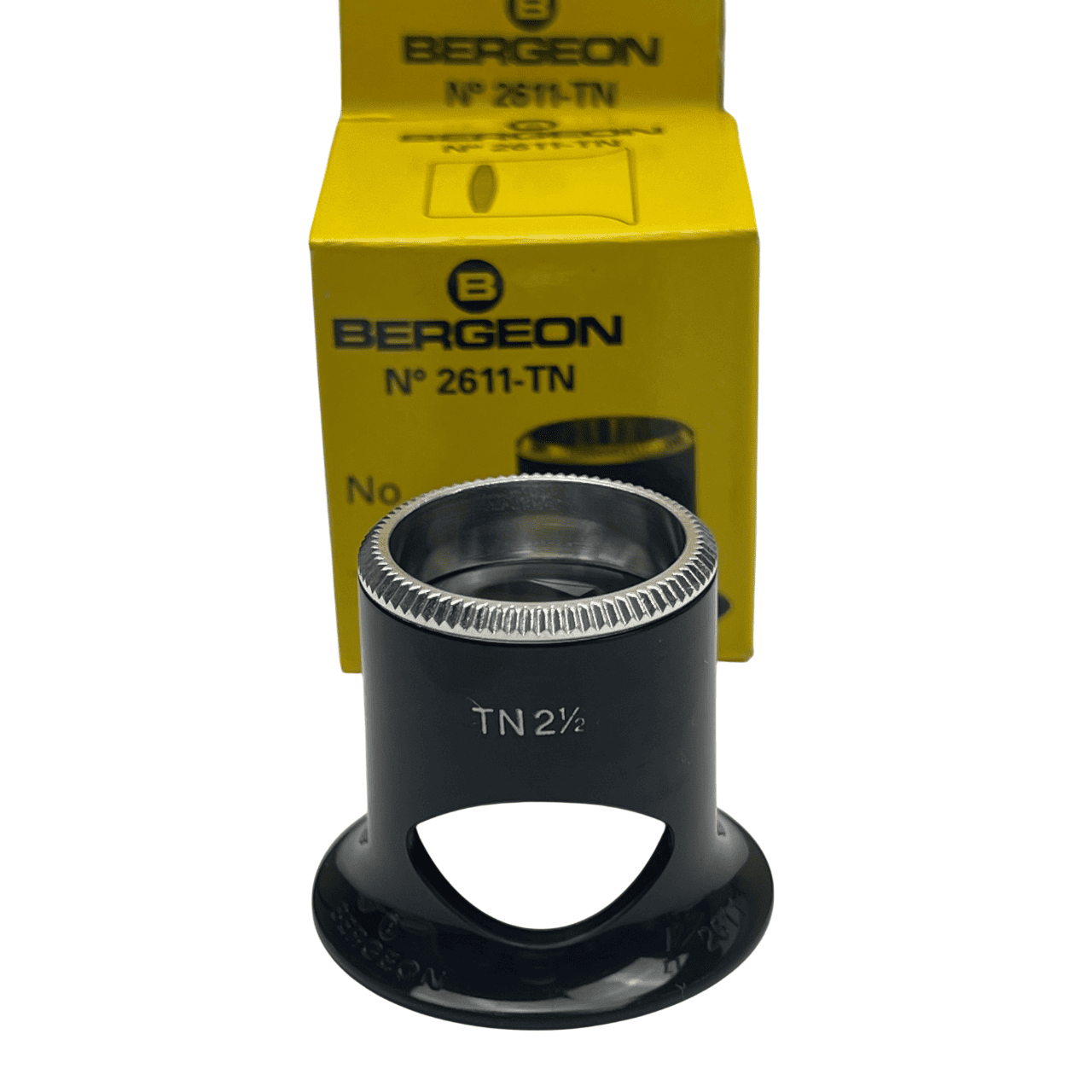 Bergeon 2611-TN 4x watchmaker eyeglasses loupe biconvex air 2.5 - Image 12