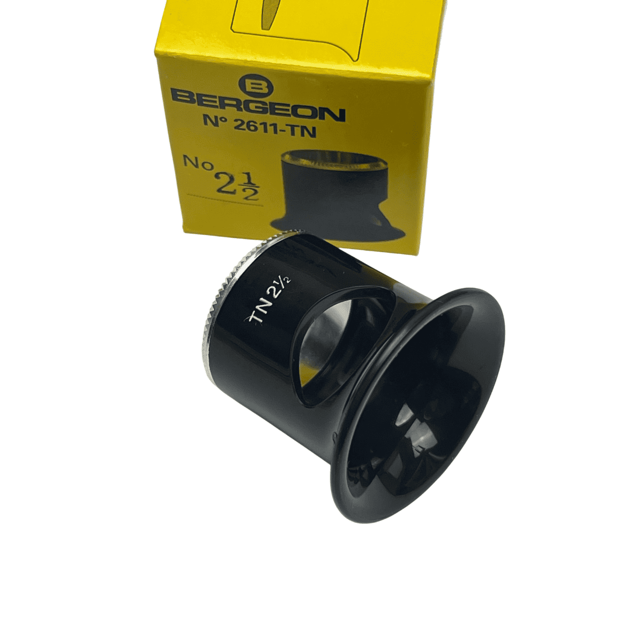 Bergeon 2611-TN 4x watchmaker eyeglasses loupe biconvex air 2.5 - Image 11