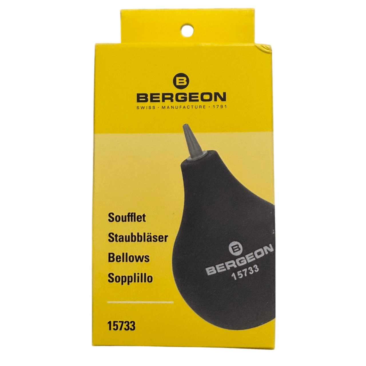 Bergeon 15733 Rubber Dust Blower w/ PVC Nozzle Swiss Made Watchmaker Tool (Old 5733) - Image 7
