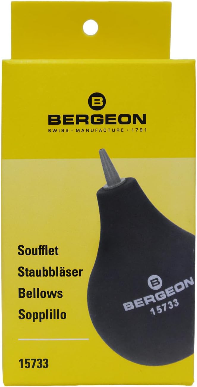 Bergeon 15733 Rubber Dust Blower w/ PVC Nozzle Swiss Made Watchmaker Tool (Old 5733) - Image 4