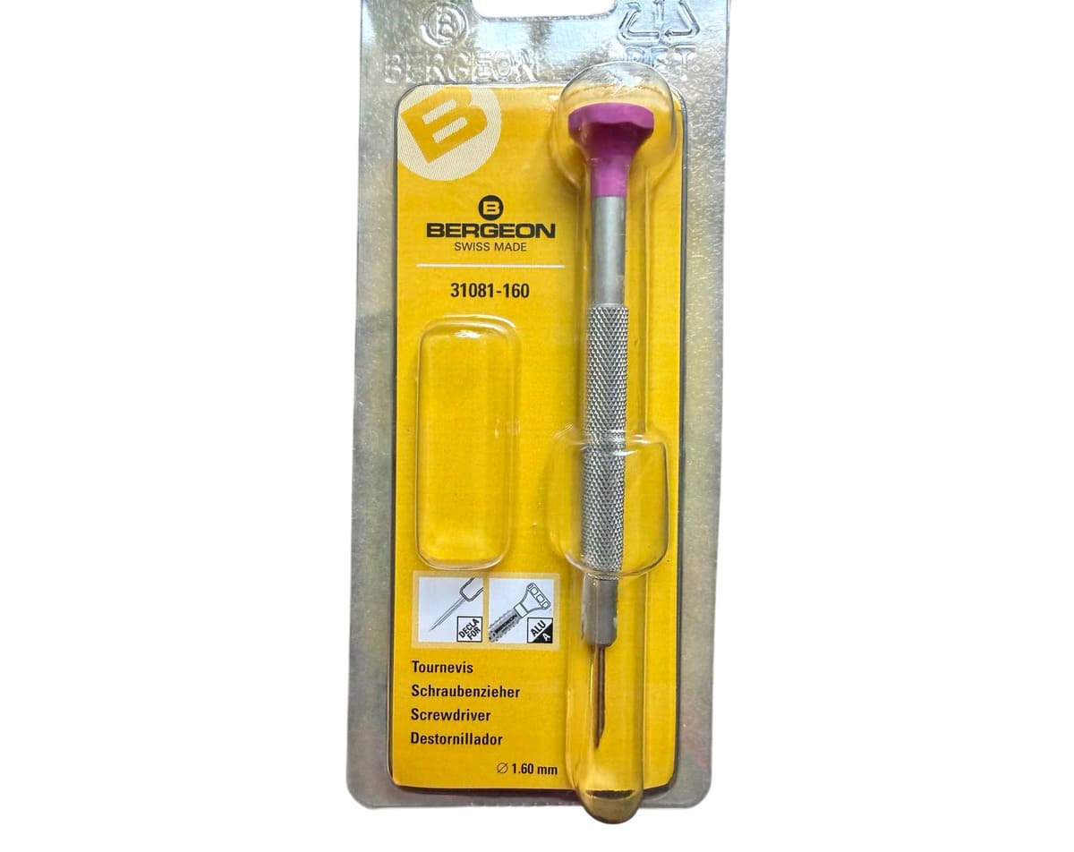 Bergeon 31081-160 Non-Magnetic Screwdriver 1.60mm for Precision Work - Image 3