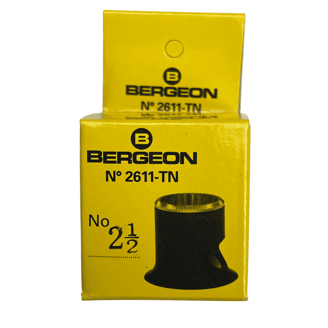 Bergeon 2611-TN 4x watchmaker eyeglasses loupe biconvex air 2.5 - Image 7