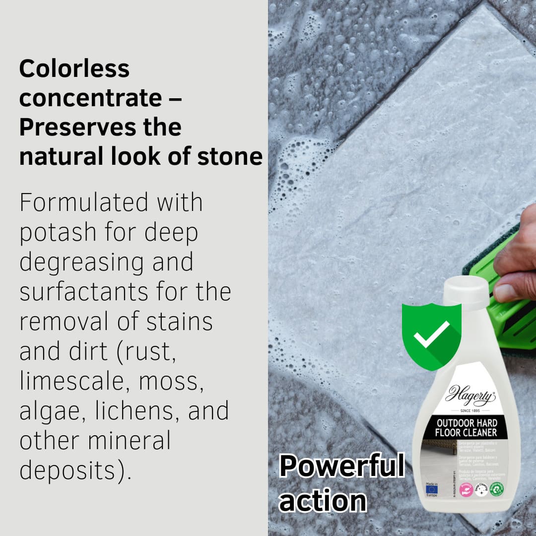 Hagerty Outdoor Hard Floor Cleaner for Tiles and Natural Stone, 500 ml - Image 10