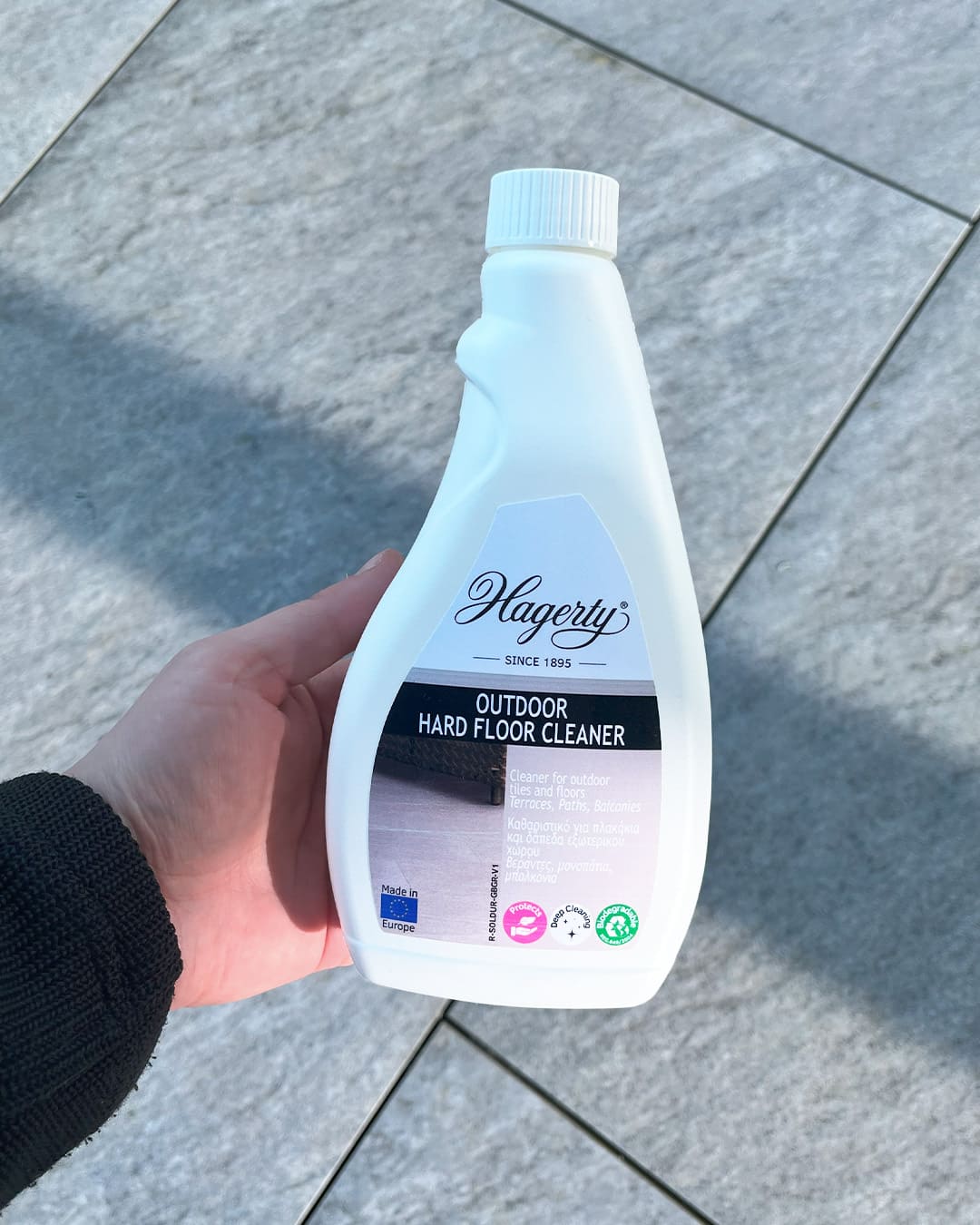 Hagerty Outdoor Hard Floor Cleaner for Tiles and Natural Stone, 500 ml - Image 3