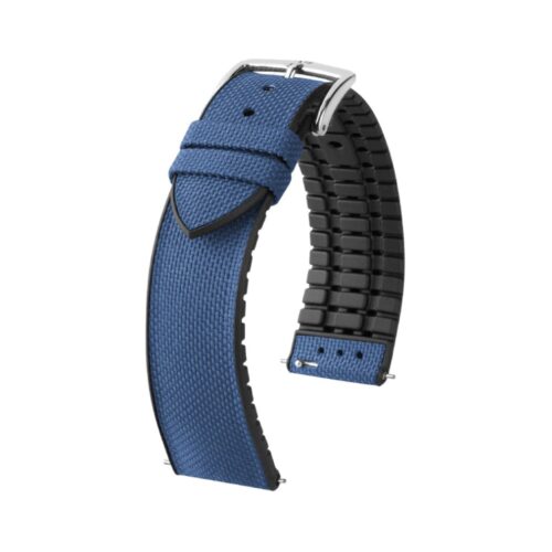 Hirsch Arne L blue watch strap, 20 mm, 0925090080-2-20