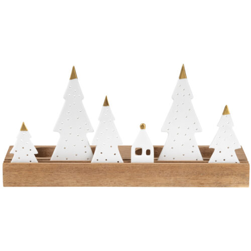 Räder Living Light Object Fir Trees Tealight Holder