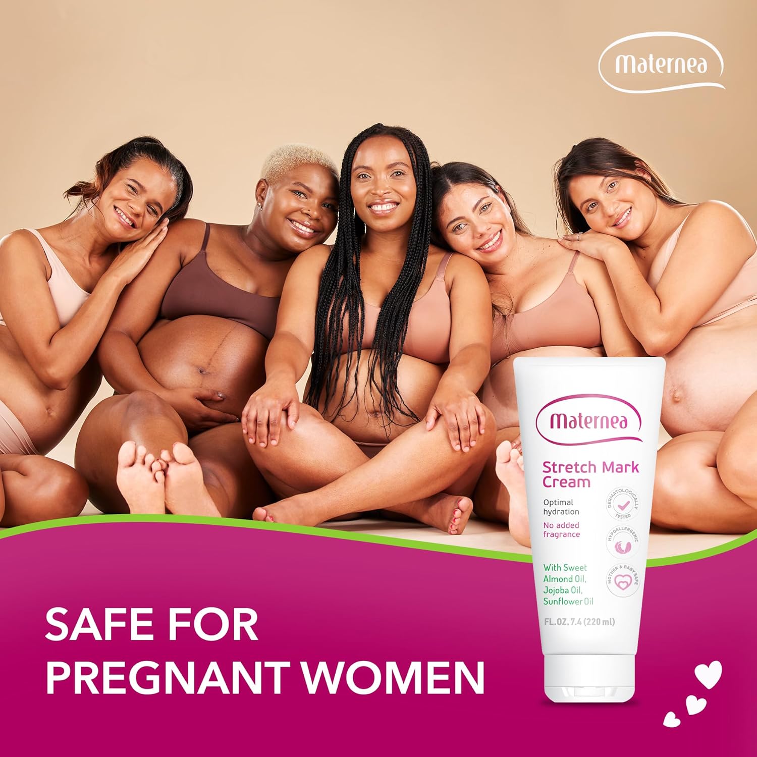 Maternea Anti-Stretch Mark Body Cream 150 ml - Image 4