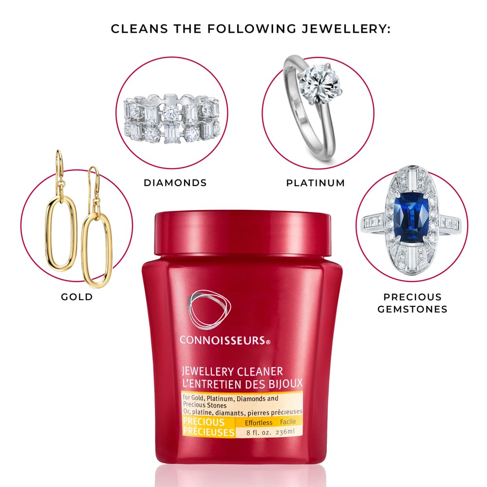 Connoisseurs Fine Jewellery Cleaner gold, platinum, diamonds and precious stone jewelry 236 ml - Image 4