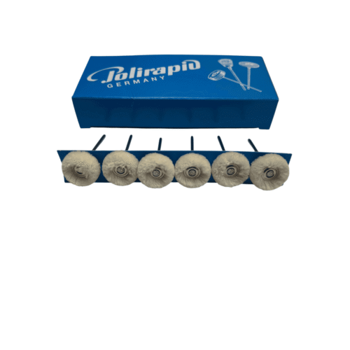Polirapid 21 mm Round Cotton Polishing Brushes - 6 Pack