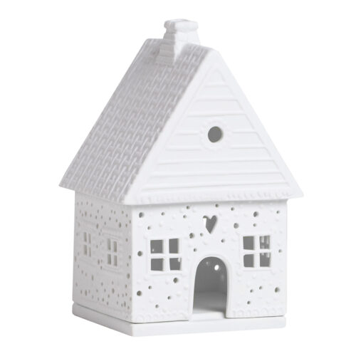 Räder Gingerbread Light House Small Porcelain Tealight Holder