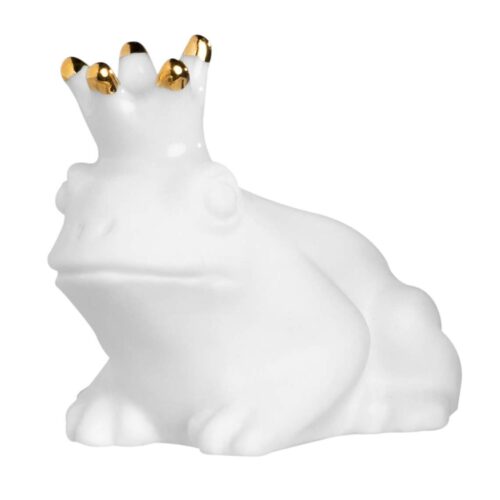 Räder Lucky Frog Porcelain Figure in Wooden Box