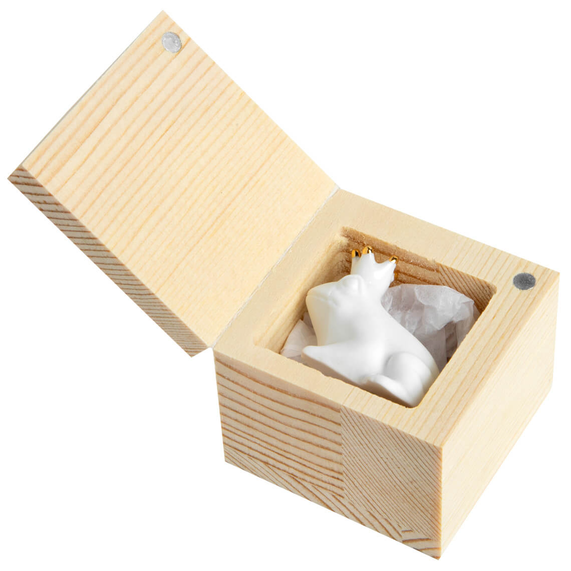 Räder Lucky Frog Porcelain Figure in Wooden Box - Image 3