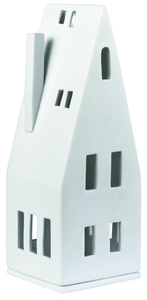 Räder Pitched Roof Porcelain Tealight Holder 20cm