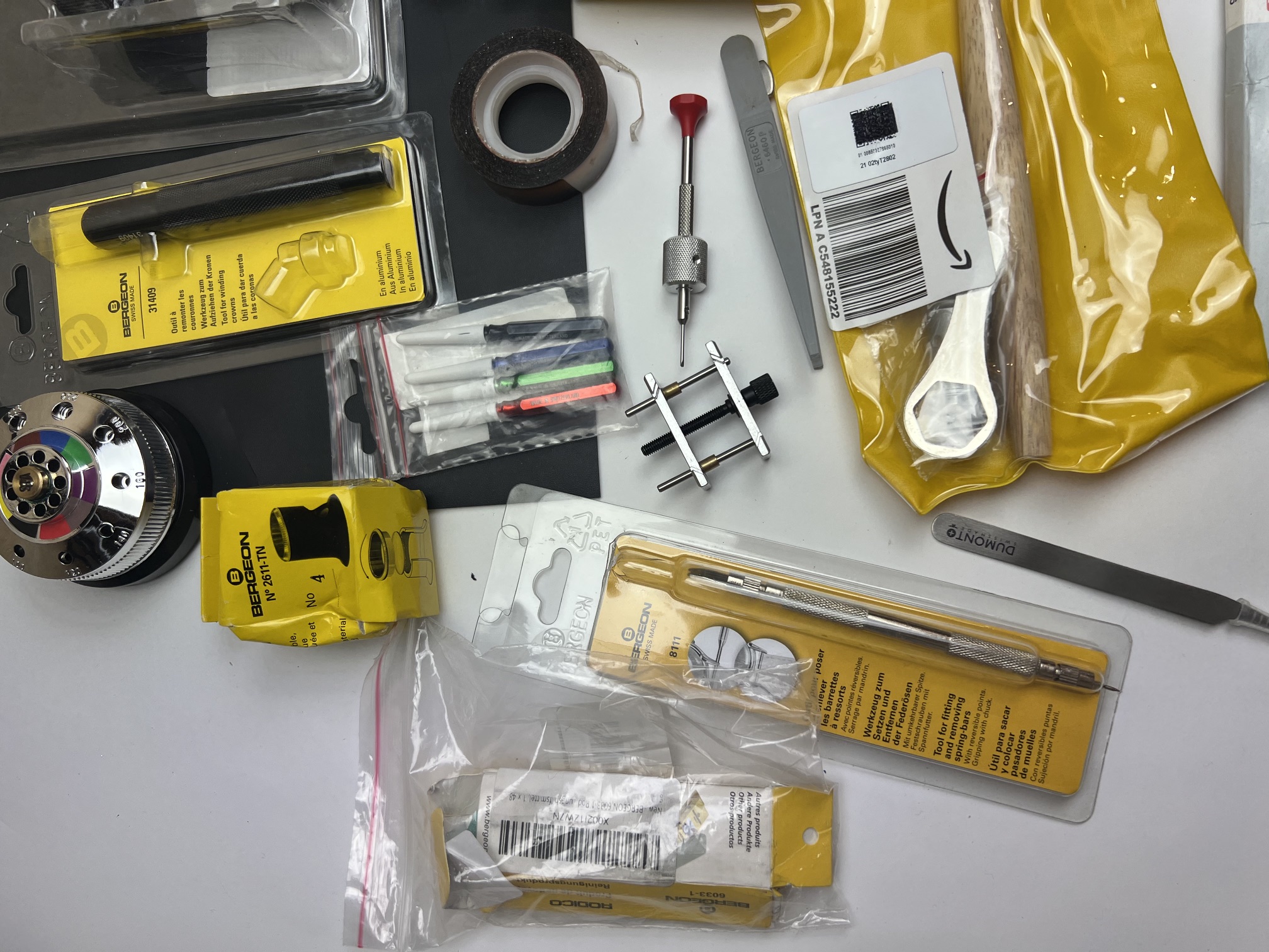 USED Mixed Lot of Watchmaker Tools - Bergeon, Horotec, Boley & More - Image 6