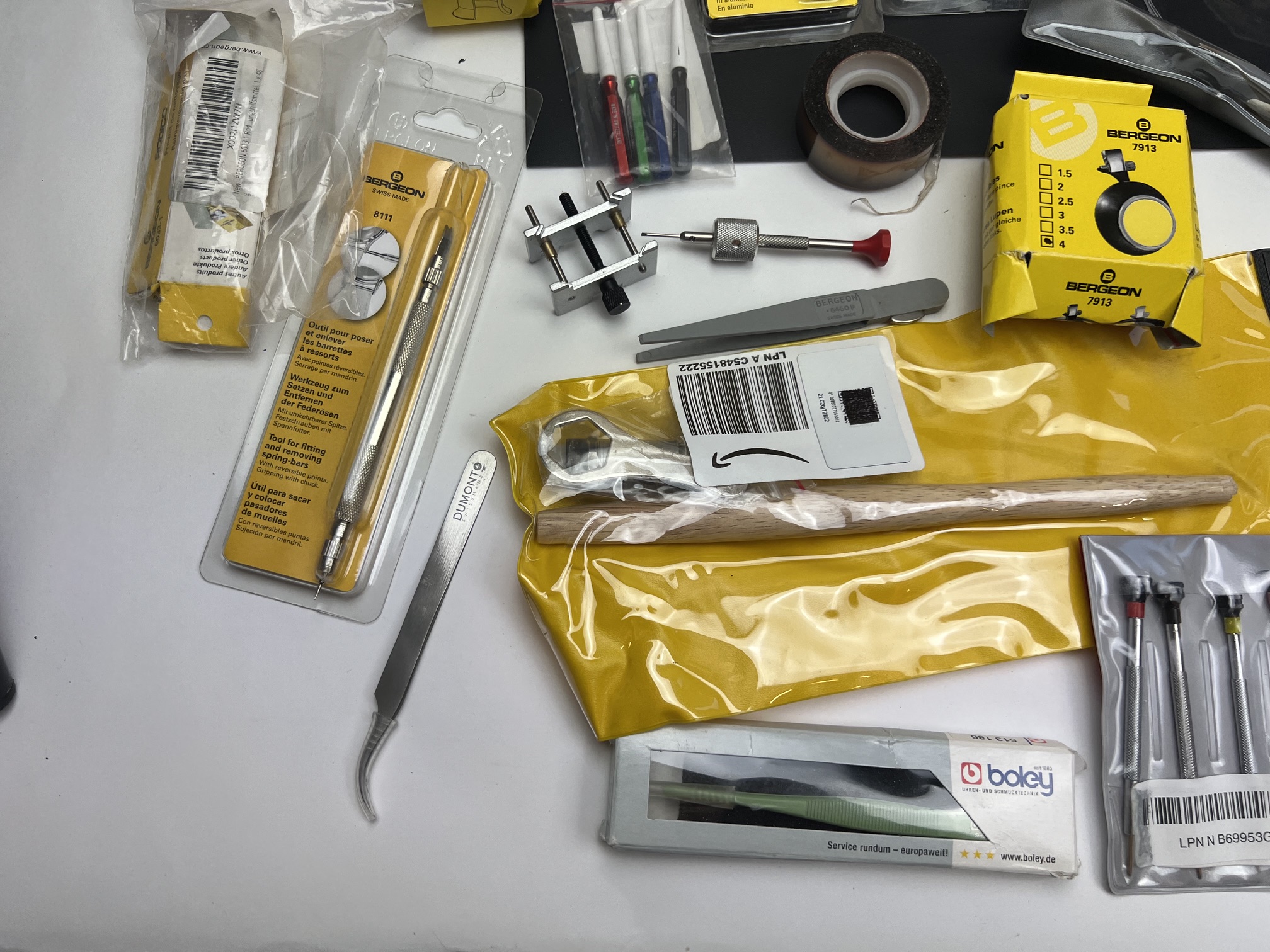 USED Mixed Lot of Watchmaker Tools - Bergeon, Horotec, Boley & More - Image 2