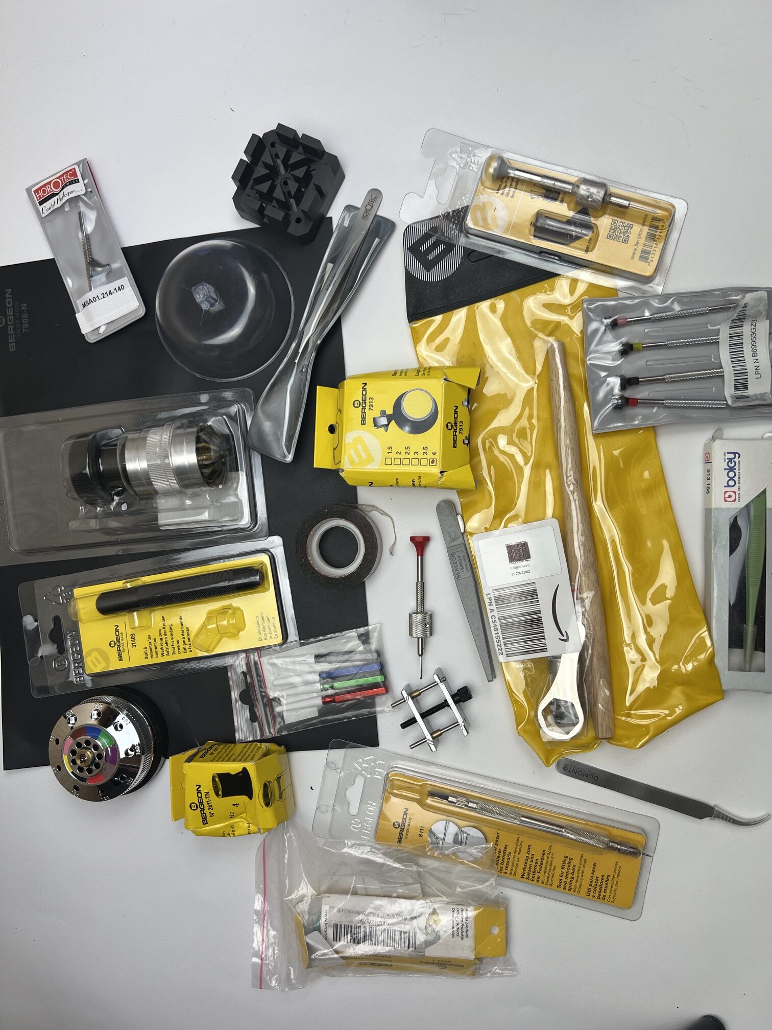 USED Mixed Lot of Watchmaker Tools - Bergeon, Horotec, Boley & More - Image 11