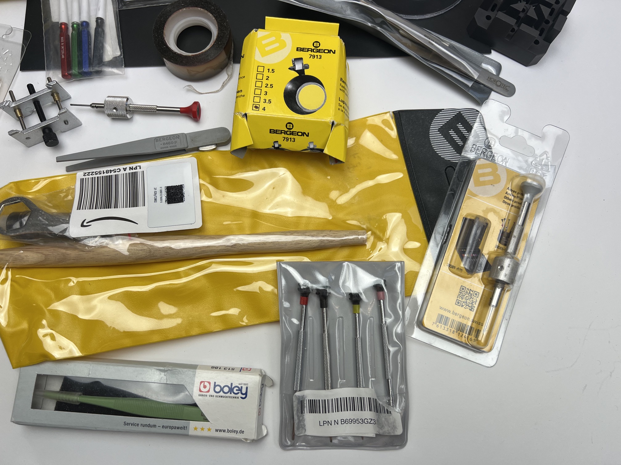 USED Mixed Lot of Watchmaker Tools - Bergeon, Horotec, Boley & More - Image 4