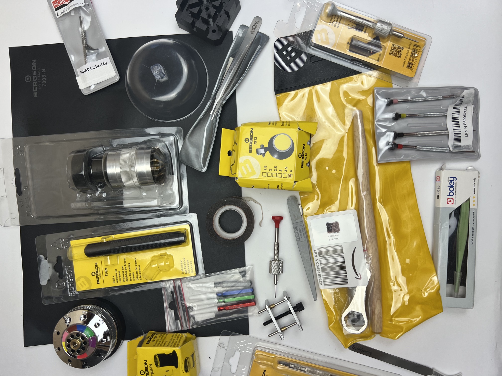 USED Mixed Lot of Watchmaker Tools - Bergeon, Horotec, Boley & More - Image 7