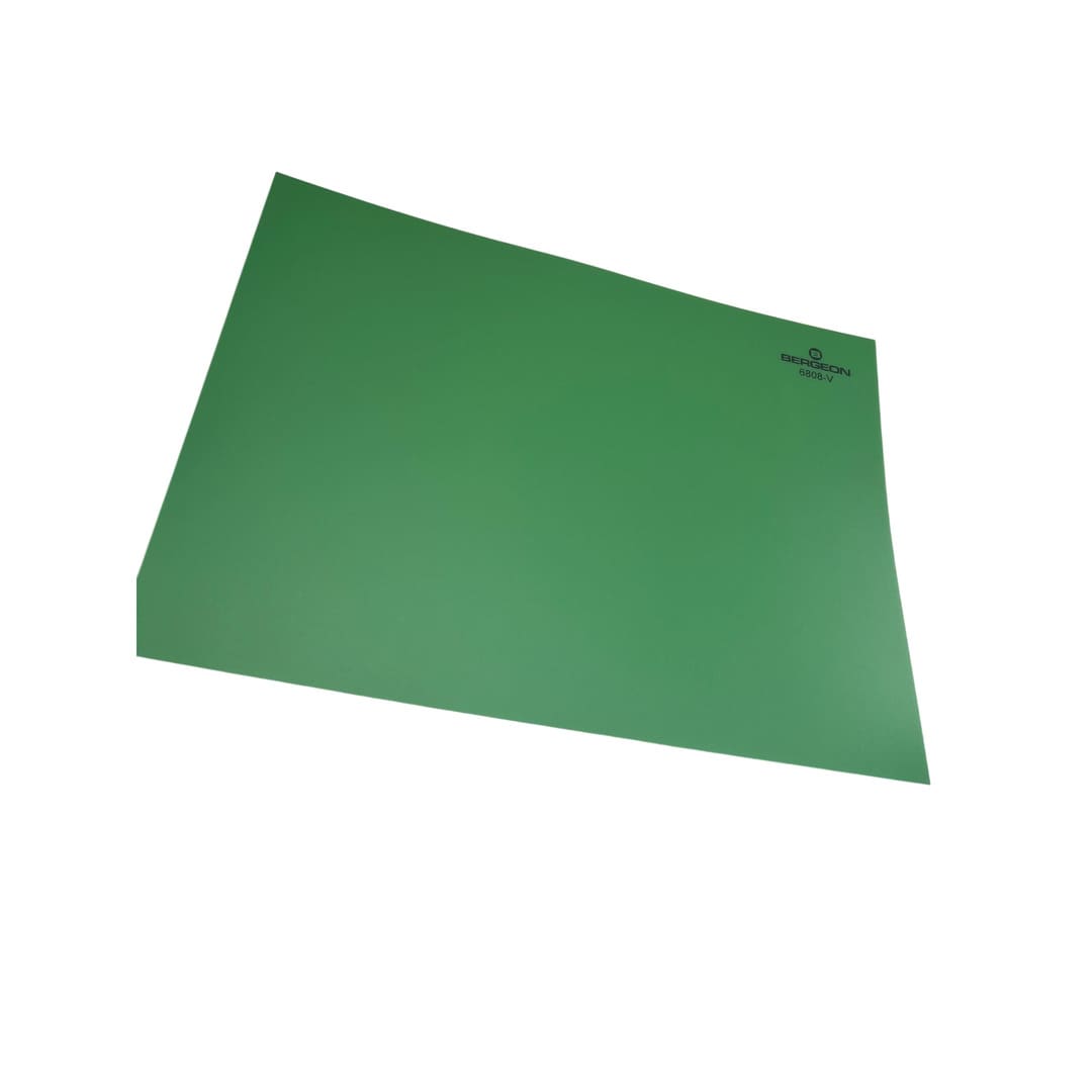 Bergeon 6808-V green mat watchmaker bench top, hard–anti-skid - Image 3