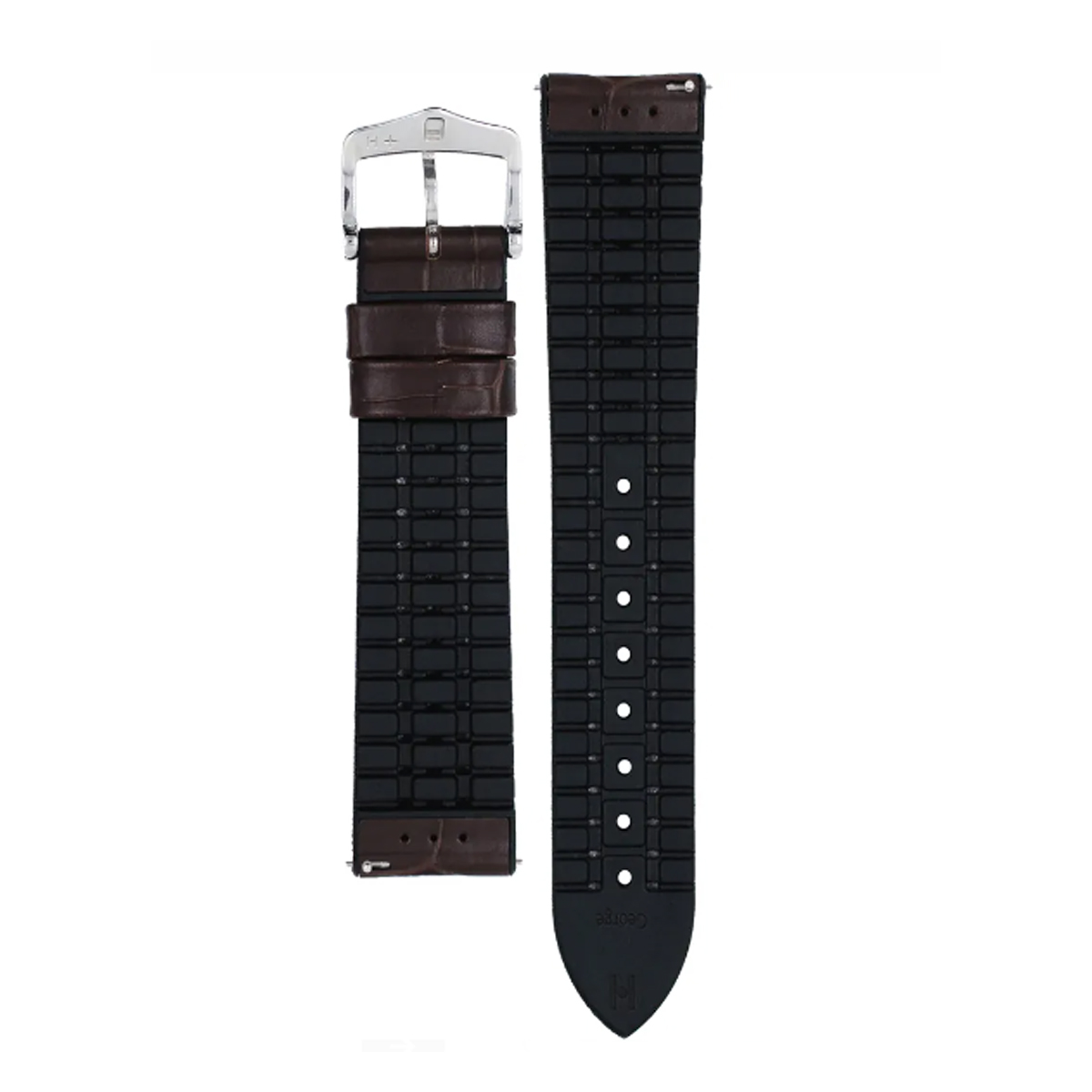 Hirsch George L dark brown calf leather watch strap 20 mm 0925128010-2-20 - Image 3