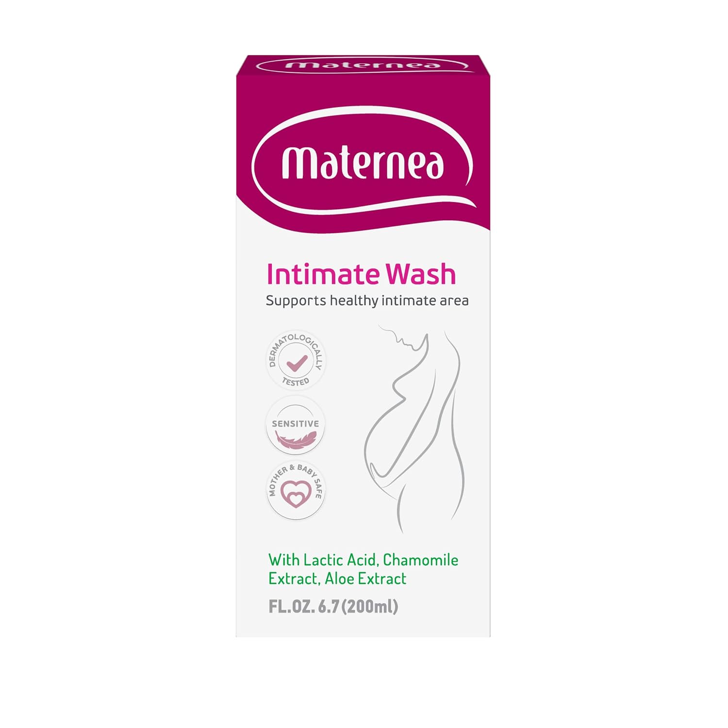 Maternea Intimate Wash Gel for Pregnancy & Postpartum, 200 ml