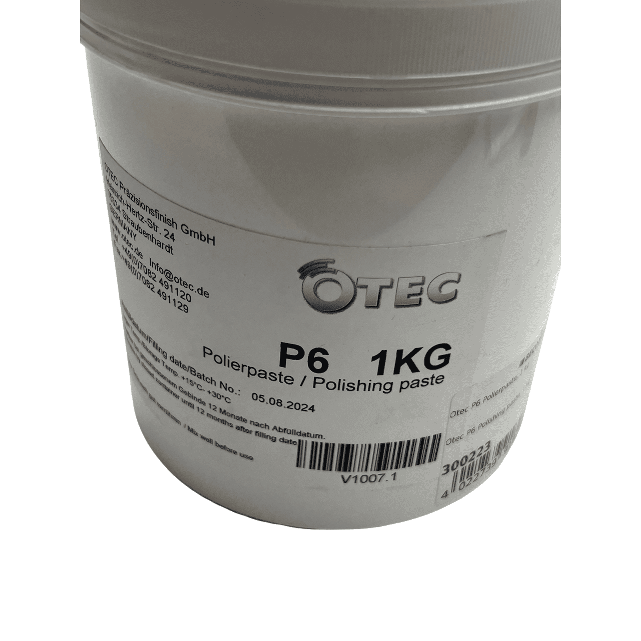 OTEC P6 Polishing Paste - 1 kg Professional Compound - Image 5