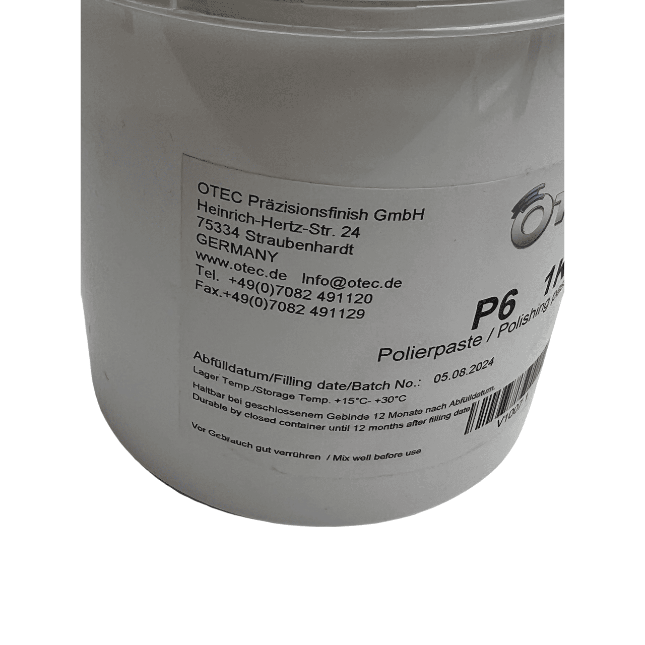 OTEC P6 Polishing Paste - 1 kg Professional Compound - Image 6