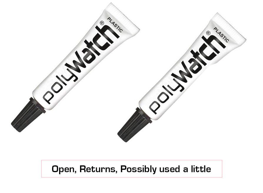 Polywatch 2-Pack Scratch Removal Paste for Plastic and Acrylic Watch Crystals