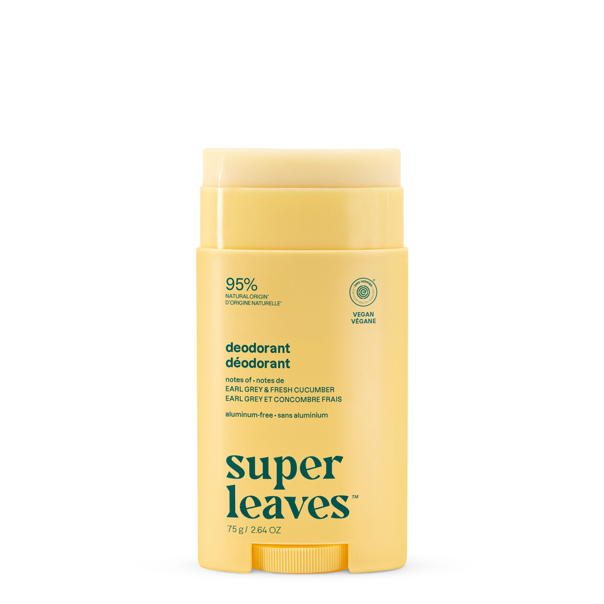 ATTITUDE Super Leaves Deodorant Earl Grey & Fresh Cucumber 75 g - Image 2