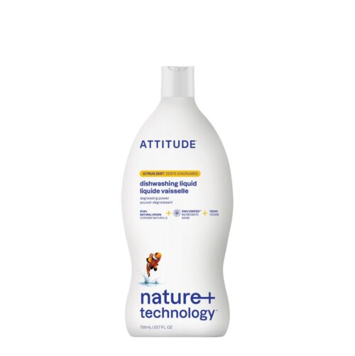 Washing Up Liquid, Citrus Zest, ATTITUDE