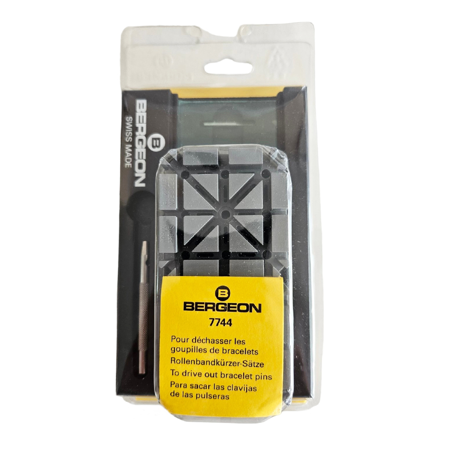 Bergeon 7744 wide watch bracelet pin tool set - Image 2