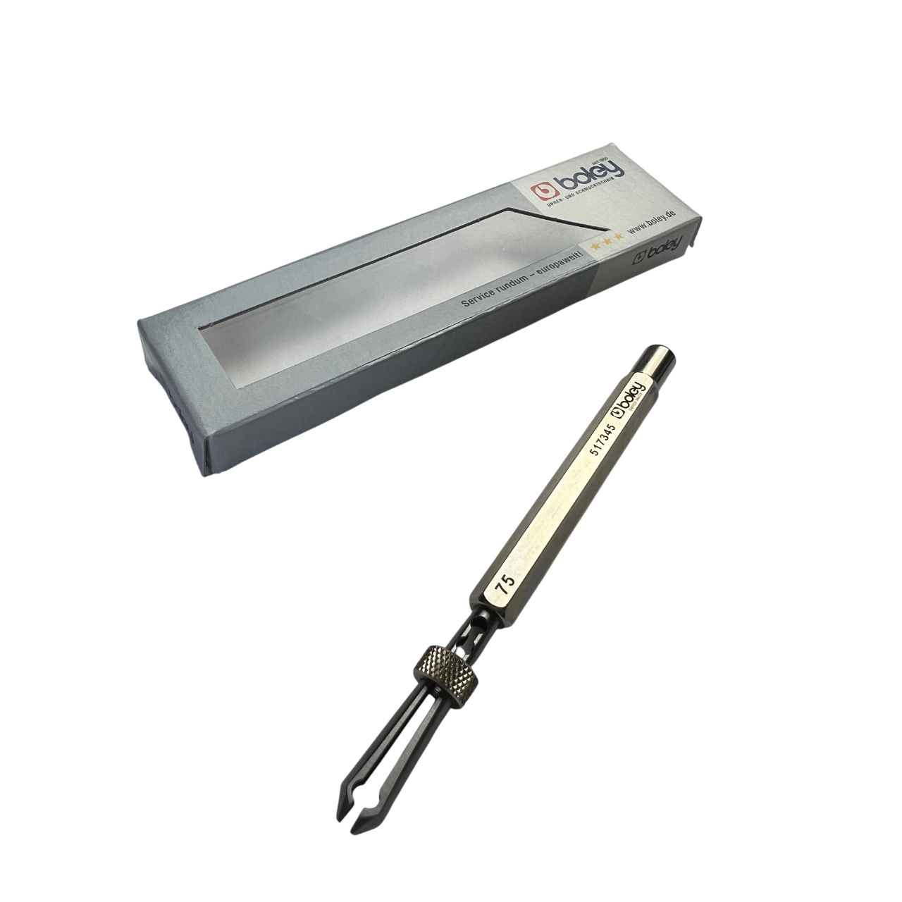 Boley Barrel Arbor Holder, With Slide Locking Jaws, 0.75 mm Opening, Length 120 mm, 1 Piece, Swiss Made - Image 3