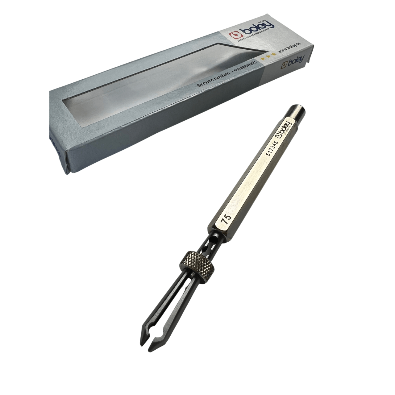 Boley Barrel Arbor Holder, With Slide Locking Jaws, 0.75 mm Opening, Length 120 mm, 1 Piece, Swiss Made - Image 5