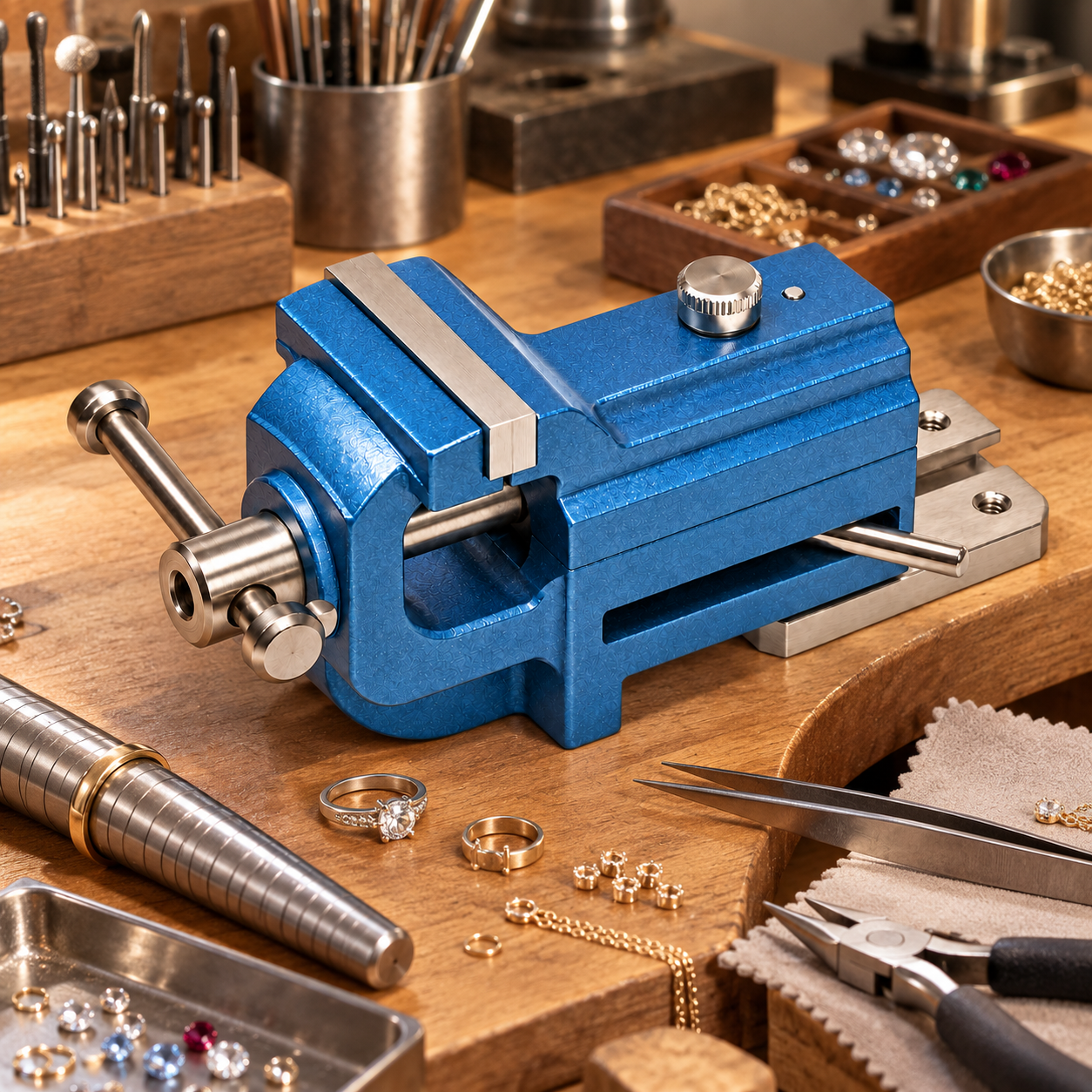 Boley watchmaker bench vice with quick-release - Image 12