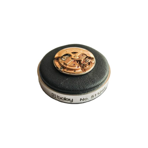 Boley watch black leather casing cushion 53 mm